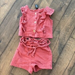 Girls 10/12 two piece summer set